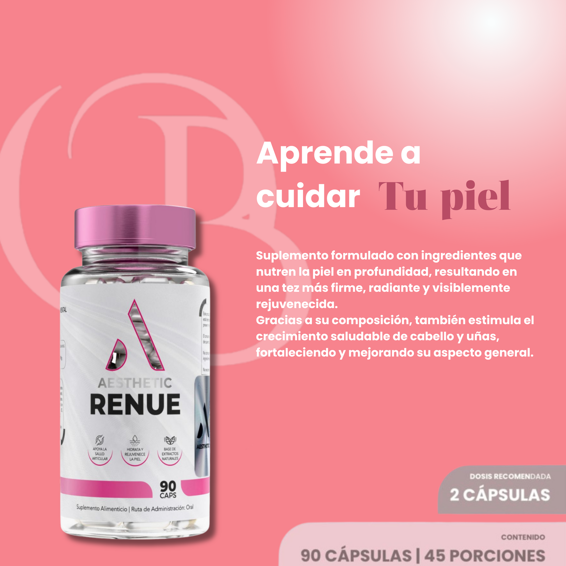 Aesthetic Renue - Piel saludable, uñas, cabello abundante, salud osea y antienvejecimiento