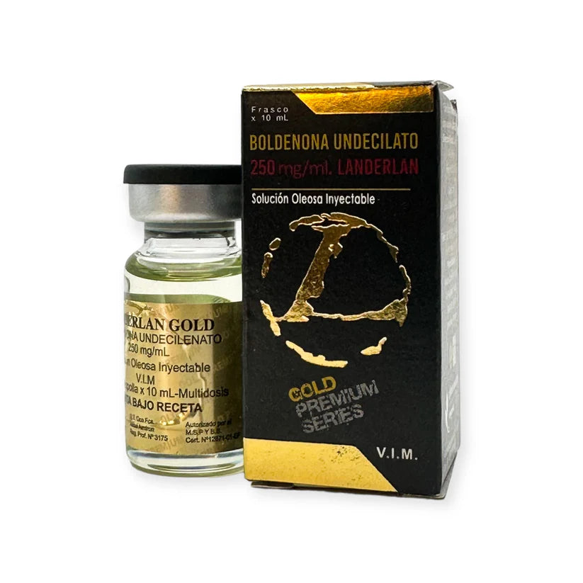 Boldenona Undecilenato Landerlan 250 mg/ml, 10 ml. Esteroide de grado farmacéutico original de Paraguay, ideal para ganar masa muscular magra y mejorar la vascularidad en México.