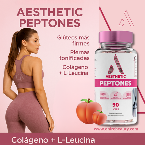 Aesthetic Peptones | Suplemento para Glúteos Firmes y Piernas Tonificadas con Colágeno + Péptidos Naturales
