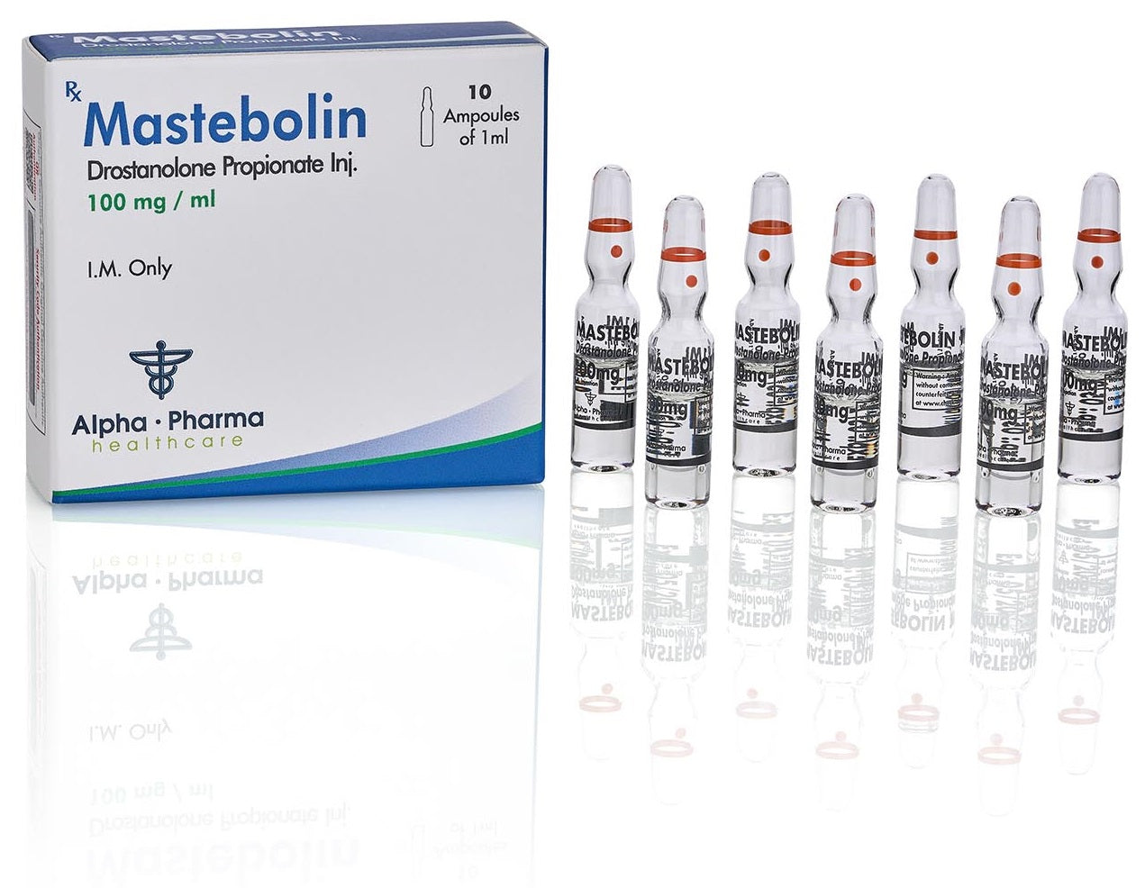 Compra Mastebolin 100mg de Alpha Pharma. El Masteron de grado farmacéutico ideal para dureza muscular, densidad y definición extrema. Envío a todo México.