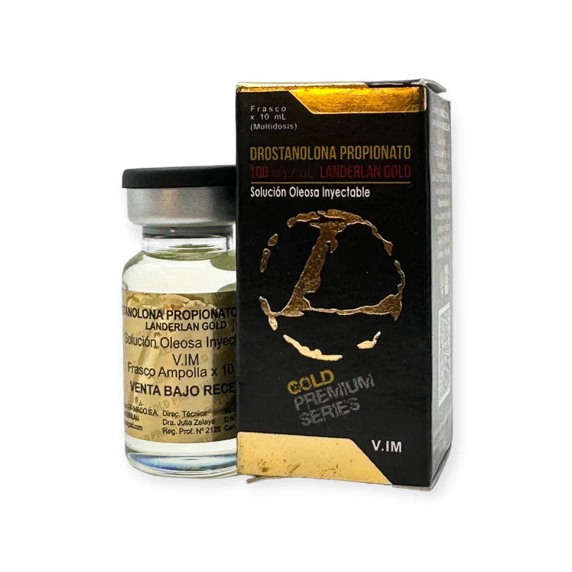 Masteron (Propionato de Drostanolona) Landerlan 100 mg/ml, 10 ml. Esteroide de grado farmacéutico original de Paraguay, el mejor pulidor para dureza y definición muscular en México.