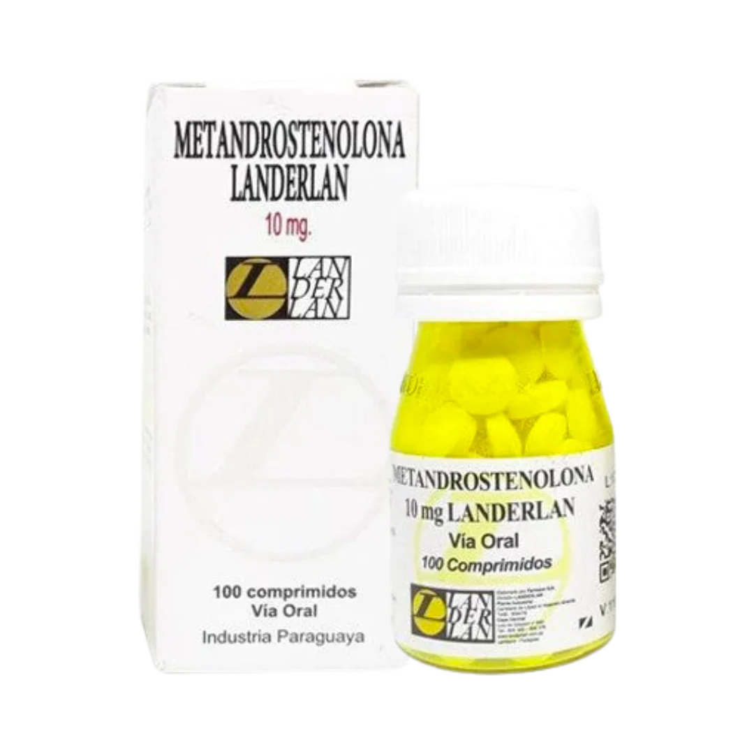 Dianabol Landerlan 10 mg (Metandrostenolona) con 100 comprimidos. Esteroide oral de grado farmacéutico original de Paraguay, el más potente para ganar volumen masivo y fuerza en México.