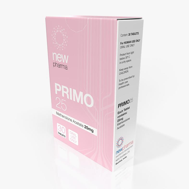 Primobolan 25 mg New Pharma (30 tabletas). Acetato de Metenolona de alta pureza para calidad muscular extrema y definición sin retención de líquidos. Calidad de importación Mumbai al mejor precio en México.