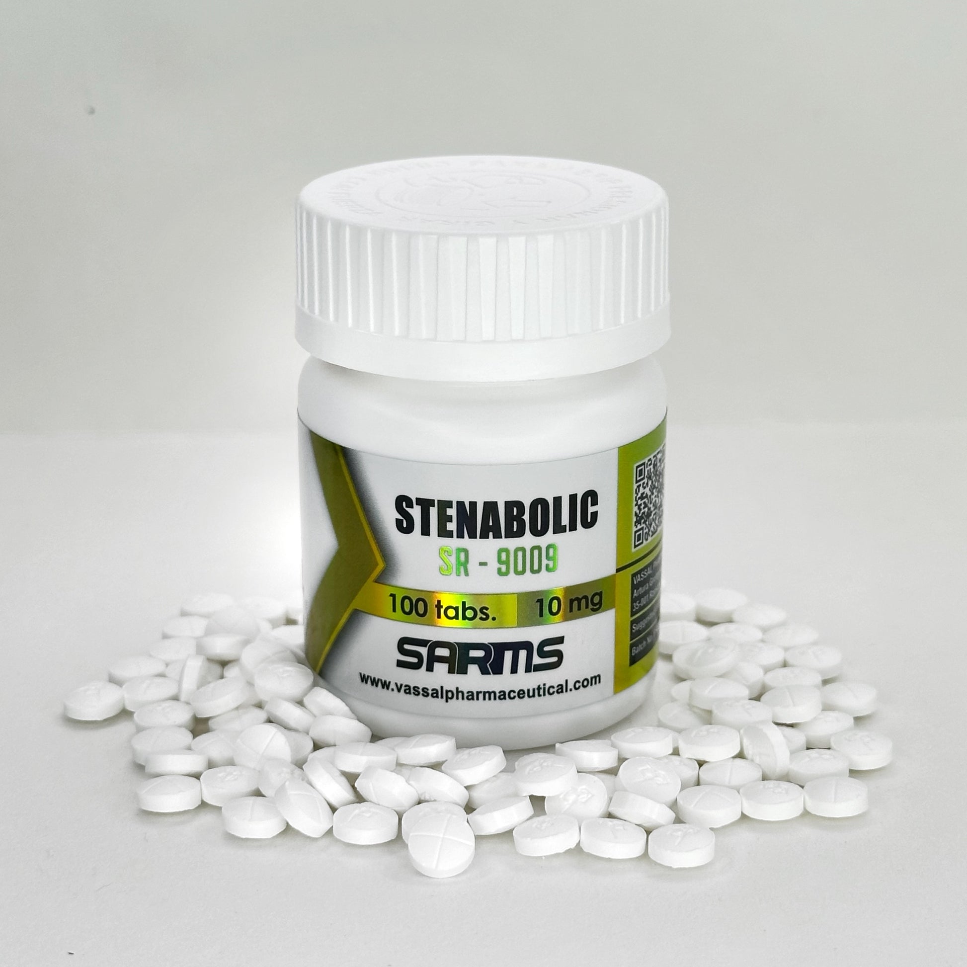Stenabolic (SR9009) Vassal Pharmaceutical, 100 tabletas de 10 mg. El ligando metabólico más potente para resistencia y quema de grasa al mejor precio en México.