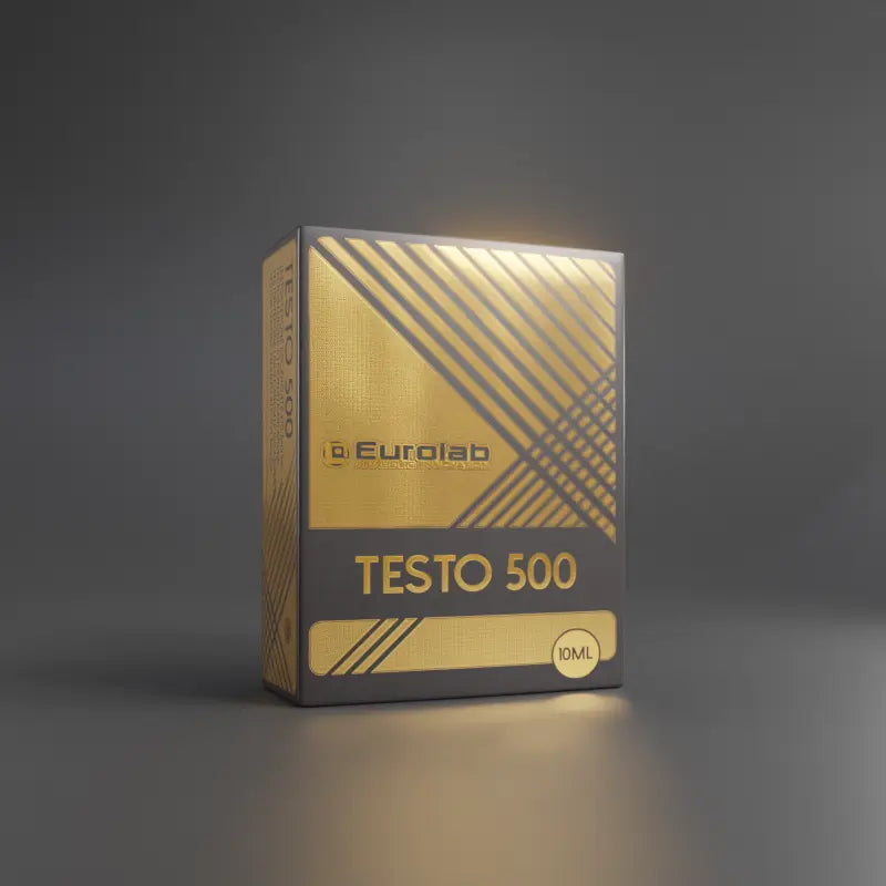 Testo 500 mg 10 ml Eurolabs, mezcla de cuatro ésteres de testosterona (Enantato, Cypionato, Decanoato y Undecanoato) para volumen muscular extremo.