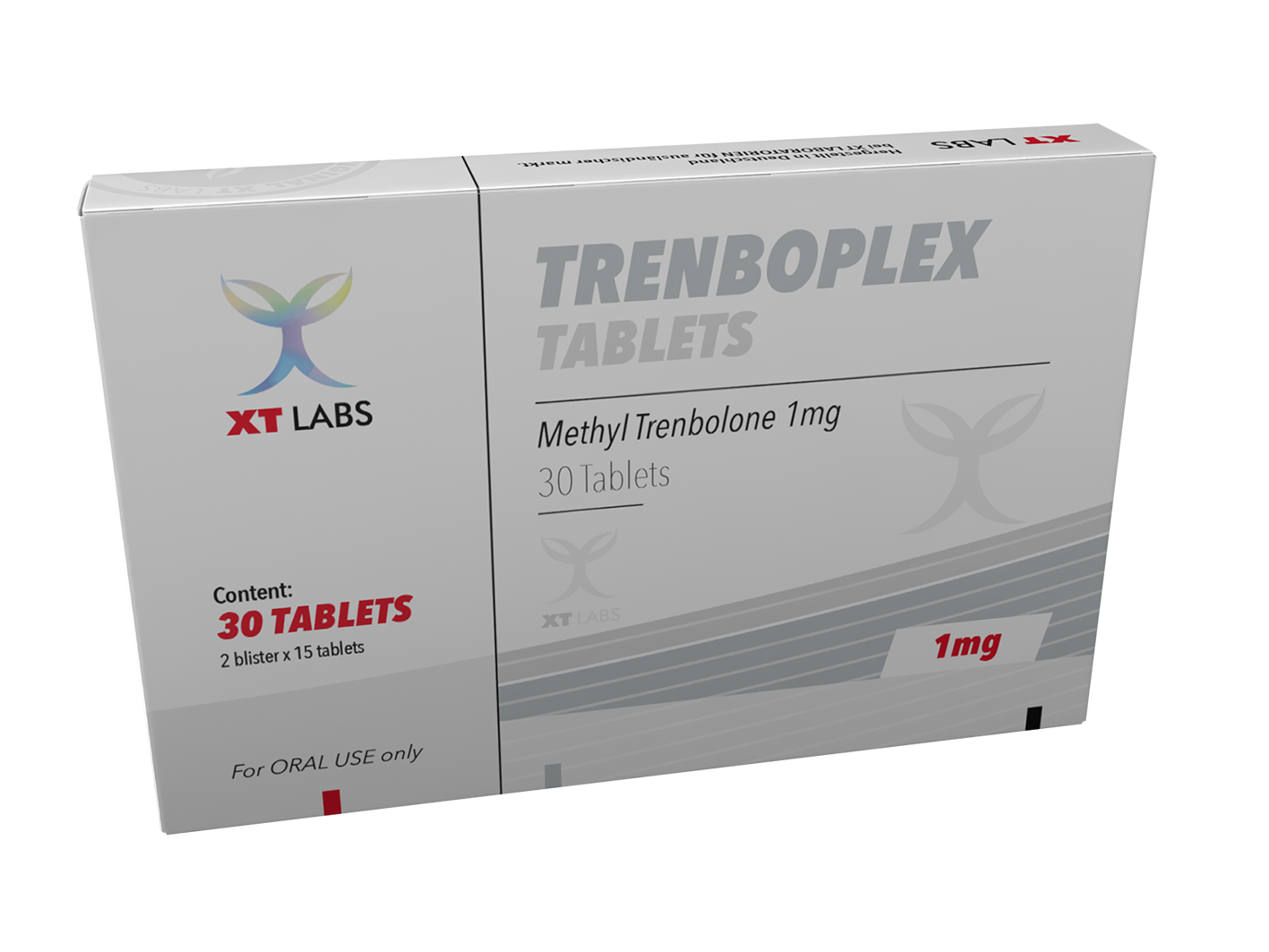 Trenboplex XT Labs 1mg, 30 tabletas de metiltrenbolona original, el esteroide oral más potente para fuerza extrema, densidad y dureza muscular en México.